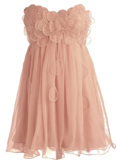 Peach Petal Frock / Dress - with 3D flowers and lots of feminine touches! Perfect for a #wedding #party #graduation #date and more!