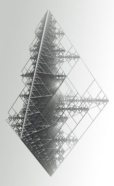 geometric steel diamond